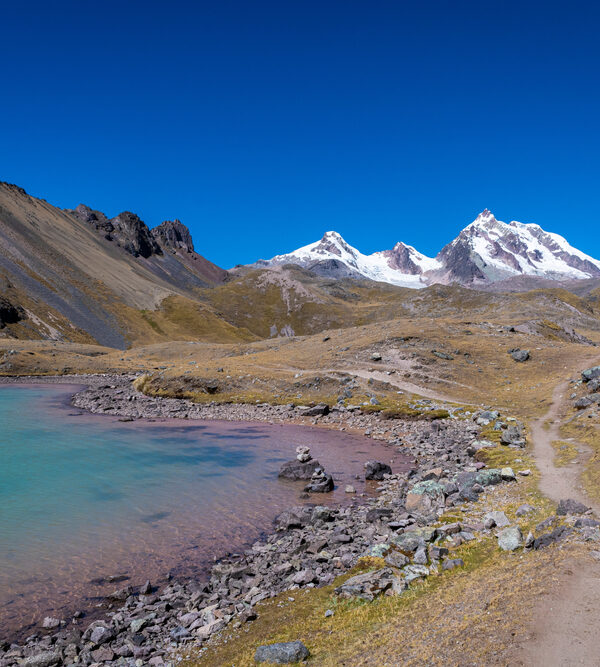 One of the turquoise lagoons on day 5