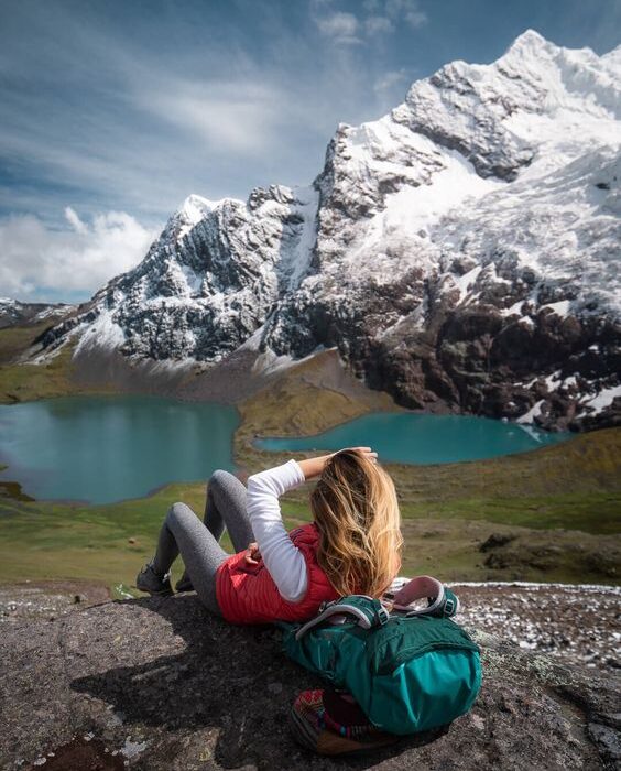 Rest with a view of Lake Pucacocha