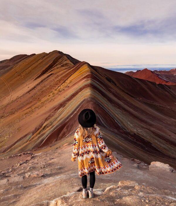 Highest point to see rainbow mountain
