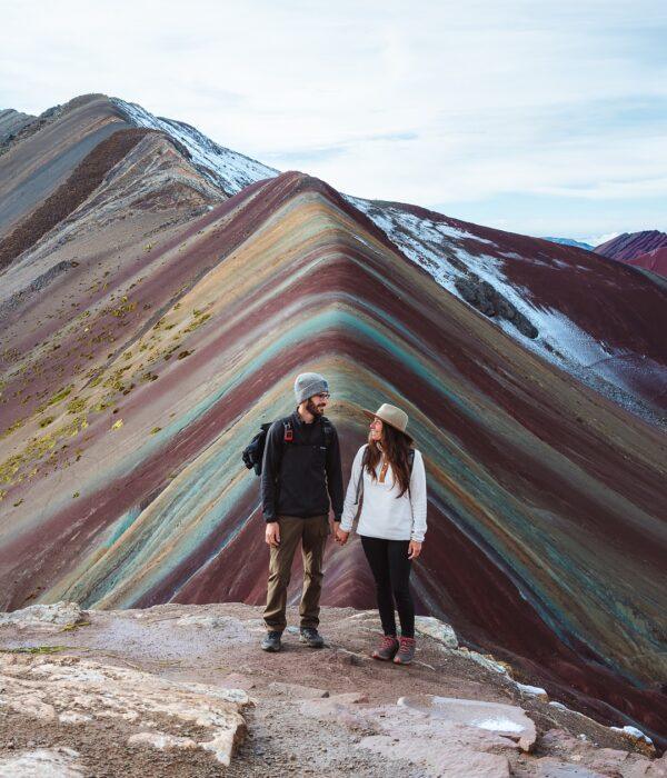 Visit to Rainbow Mountain in the morning