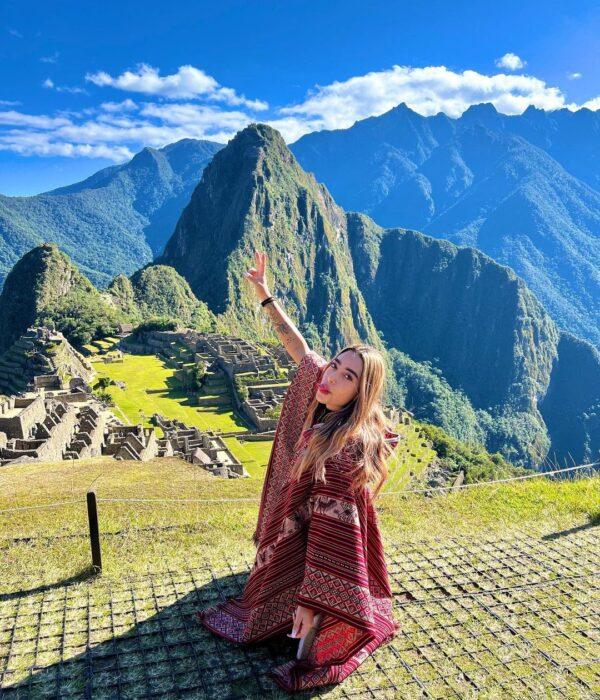 Classic view of Machu Picchu