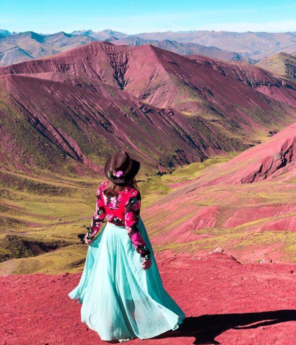 View of the red valley