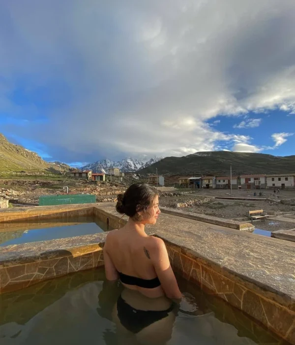After a tiring day enjoying its hot springs
