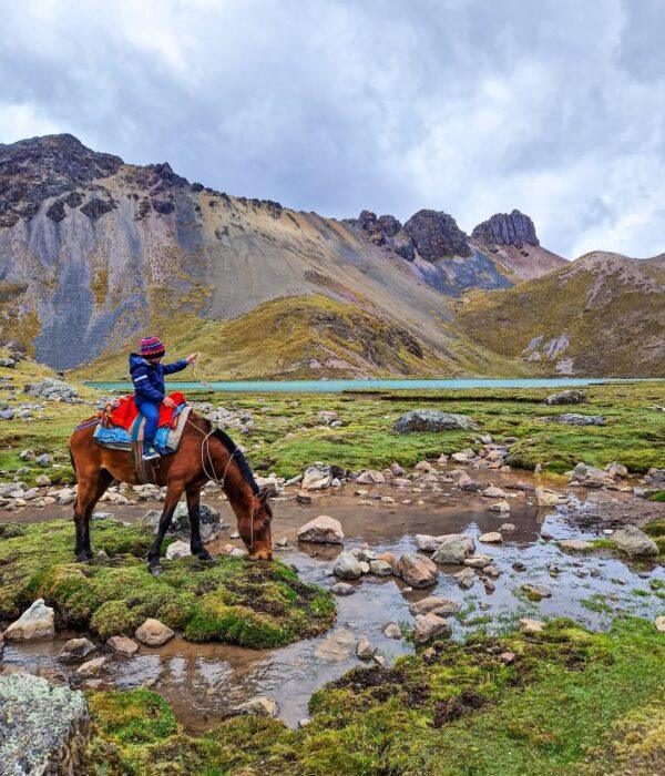 Beautiful cool day for horseback riding