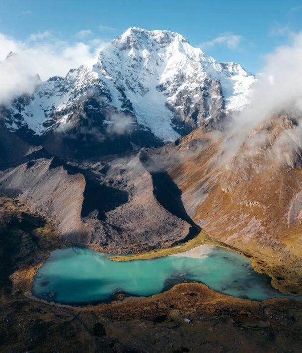 Beautiful view of Ausangate, the highest mountain